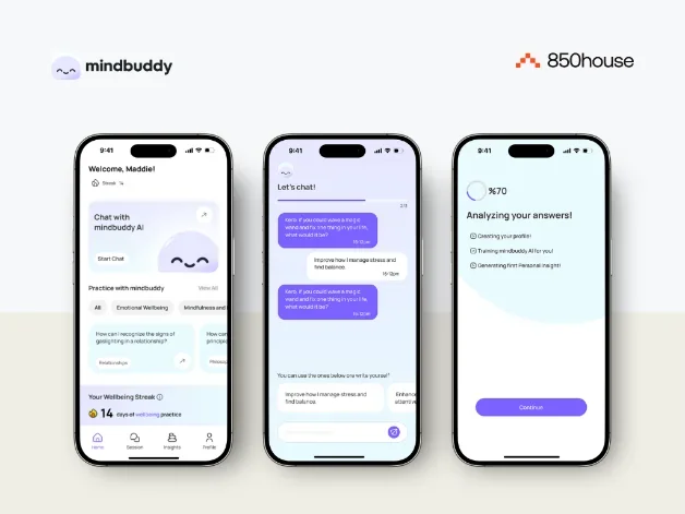 mindbuddy app design